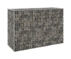 Gabiono siena su dangčiais, 150x60x100cm, galvanizuotas plienas