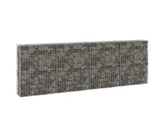 Gabiono siena su dangčiais, 300x30x100cm, galvanizuotas plienas