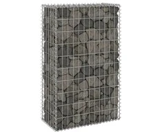 Gabiono siena su dangčiais, 60x30x100cm, galvanizuotas plienas