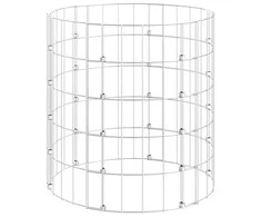 Gabiono stulpas, 50x50cm, galvanizuotas plienas, apskritas