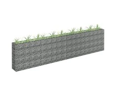 Gabiono vazonas, 360x30x90cm, galvanizuotas plienas, aukštas