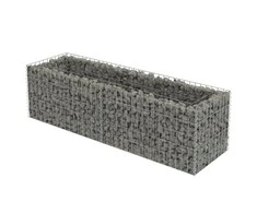 Gabiono vazonas, galvanizuotas plienas, 180x50x50cm, aukštas