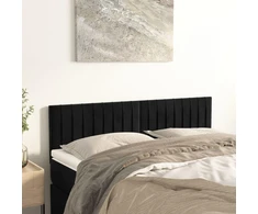 Galvūgaliai, 2vnt., juodos spalvos, 72x5x78/88cm, aksomas