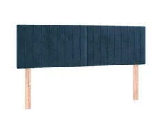 Galvūgaliai, 2vnt., tamsiai mėlyni, 72x5x78/88cm, aksomas