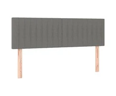 Galvūgaliai, 2vnt., tamsiai pilki, 72x5x78/88cm, audinys