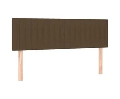 Galvūgaliai, 2vnt., tamsiai rudi, 72x5x78/88cm, audinys