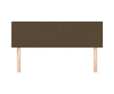 Galvūgaliai, 2vnt., tamsiai rudi, 72x5x78/88cm, audinys