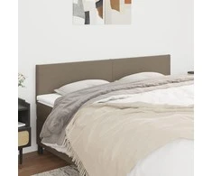 Galvūgaliai, 2vnt., taupe spalvos, 100x5x78/88cm, audinys