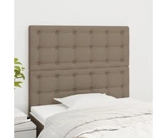 Galvūgaliai, 2vnt., taupe spalvos, 100x5x78/88cm, audinys