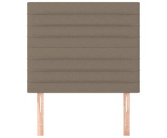 Galvūgaliai, 2vnt., taupe spalvos, 100x5x78/88cm, audinys