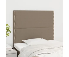 Galvūgaliai, 2vnt., taupe spalvos, 100x5x78/88cm, audinys