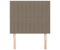Galvūgaliai, 2vnt., taupe spalvos, 100x5x78/88cm, audinys
