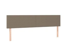 Galvūgaliai, 2vnt., taupe spalvos, 100x5x78/88cm, audinys