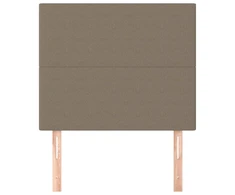 Galvūgaliai, 2vnt., taupe spalvos, 100x5x78/88cm, audinys