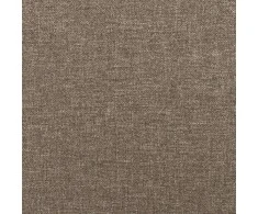 Galvūgaliai, 2vnt., taupe spalvos, 100x5x78/88cm, audinys