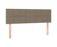 Galvūgaliai, 2vnt., taupe spalvos, 72x5x78/88cm, audinys