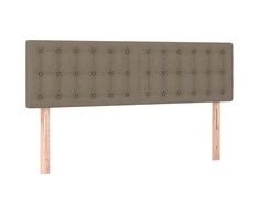 Galvūgaliai, 2vnt., taupe spalvos, 72x5x78/88cm, audinys