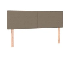 Galvūgaliai, 2vnt., taupe spalvos, 72x5x78/88cm, audinys