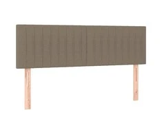Galvūgaliai, 2vnt., taupe spalvos, 72x5x78/88cm, audinys