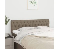 Galvūgaliai, 2vnt., taupe spalvos, 72x7x78/88cm, audinys
