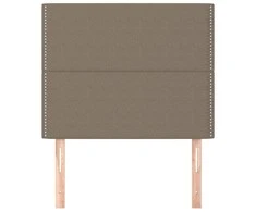 Galvūgaliai, 2vnt., taupe spalvos, 90x5x78/88cm, audinys