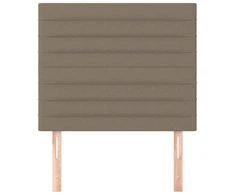 Galvūgaliai, 2vnt., taupe spalvos, 90x5x78/88cm, audinys