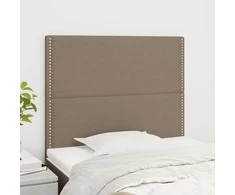 Galvūgaliai, 2vnt., taupe spalvos, 90x5x78/88cm, audinys