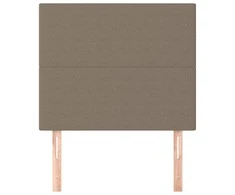 Galvūgaliai, 2vnt., taupe spalvos, 90x5x78/88cm, audinys