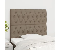 Galvūgaliai, 2vnt., taupe spalvos, 90x7x78/88cm, audinys