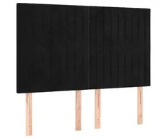 Galvūgaliai, 4vnt., juodos spalvos, 72x5x78/88cm, aksomas