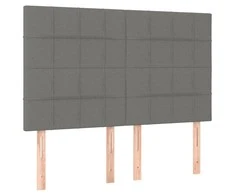 Galvūgaliai, 4vnt., tamsiai pilki, 72x5x78/88cm, audinys