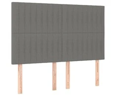 Galvūgaliai, 4vnt., tamsiai pilki, 72x5x78/88cm, audinys
