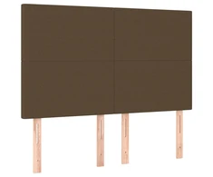Galvūgaliai, 4vnt., tamsiai rudi, 72x5x78/88cm, audinys