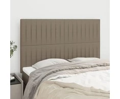 Galvūgaliai, 4vnt., taupe spalvos, 72x5x78/88cm, audinys