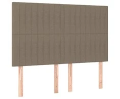 Galvūgaliai, 4vnt., taupe spalvos, 72x5x78/88cm, audinys
