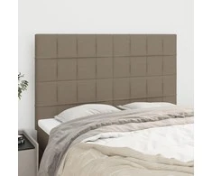 Galvūgaliai, 4vnt., taupe spalvos, 72x5x78/88cm, audinys