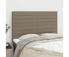 Galvūgaliai, 4vnt., taupe spalvos, 72x5x78/88cm, audinys