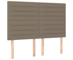 Galvūgaliai, 4vnt., taupe spalvos, 72x5x78/88cm, audinys