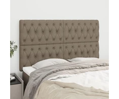 Galvūgaliai, 4vnt., taupe spalvos, 72x7x78/88cm, audinys
