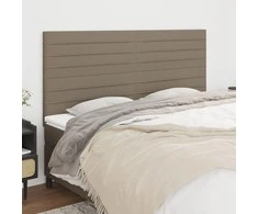 Galvūgaliai, 4vnt., taupe spalvos, 90x5x78/88cm, audinys