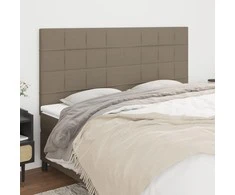 Galvūgaliai, 4vnt., taupe spalvos, 90x5x78/88cm, audinys