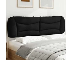 Galvūgalio pagalvėlė, juodos spalvos, 180cm, audinys