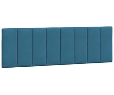 Galvūgalio pagalvėlė, mėlynos spalvos, 160cm, aksomas