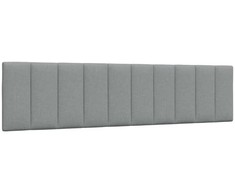 Galvūgalio pagalvėlė, šviesiai pilkos spalvos, 200cm, audinys