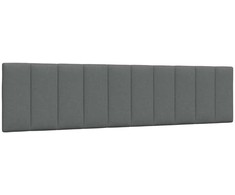 Galvūgalio pagalvėlė, tamsiai pilkos spalvos, 200cm, audinys