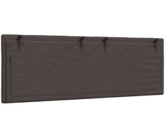 Galvūgalio pagalvėlė, Hanko, tamsiai rudos spalvos, 120cm, audinys