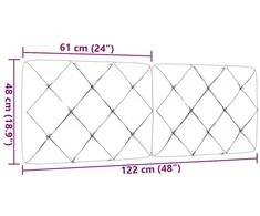 Galvūgalio pagalvėlė, tamsiai rudos spalvos, 120cm, audinys