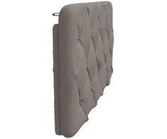 Galvūgalio pagalvėlė, taupe spalvos, 100 cm, audinys