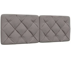 Galvūgalio pagalvėlė, taupe spalvos, 120cm, audinys