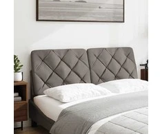 Galvūgalio pagalvėlė, taupe spalvos, 120cm, audinys